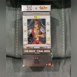 The Rock as M.Bison WWE/Street Fighter elite! Walmart exclusive!Not sold in Can!